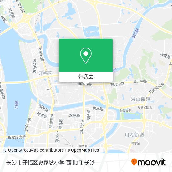 长沙市开福区史家坡小学-西北门地图