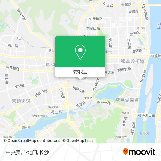 中央美郡-北门地图