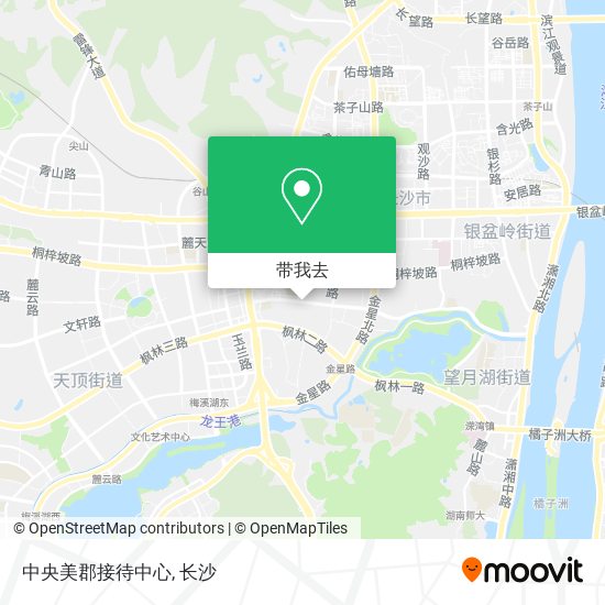 中央美郡接待中心地图