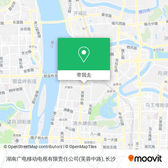 湖南广电移动电视有限责任公司(芙蓉中路)地图