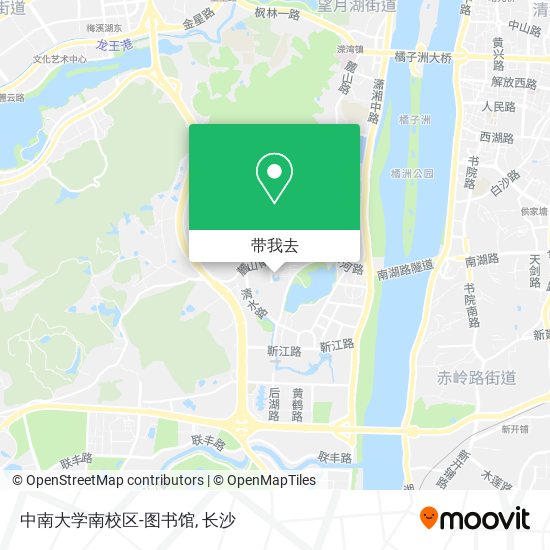 中南大学南校区-图书馆地图