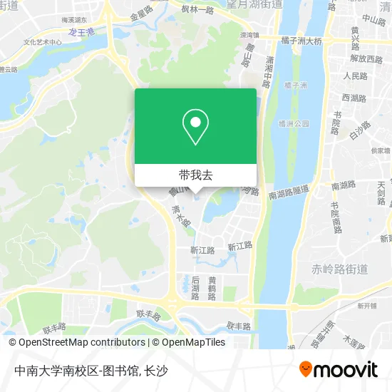中南大学南校区-图书馆地图