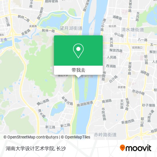 湖南大学设计艺术学院地图