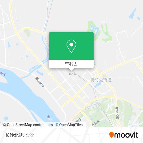 长沙北站地图