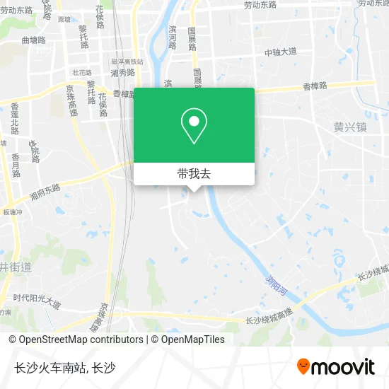 长沙火车南站地图
