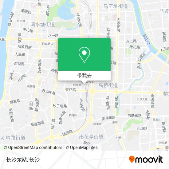 长沙东站地图