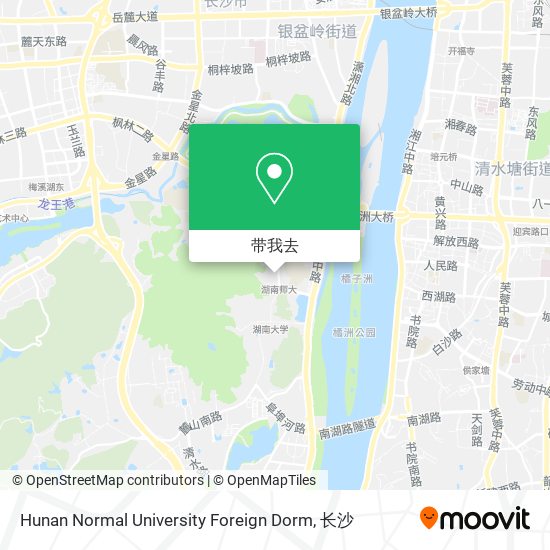 Hunan Normal University Foreign Dorm地图