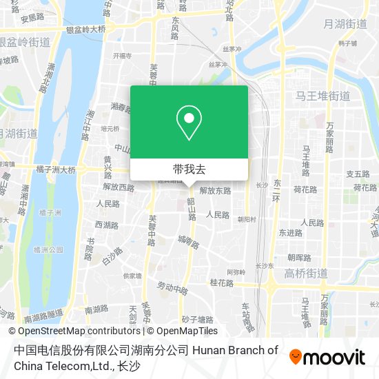 中国电信股份有限公司湖南分公司 Hunan Branch of China Telecom,Ltd.地图