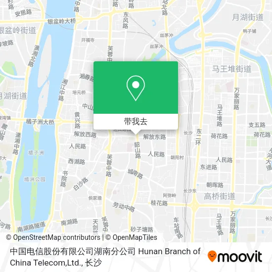 中国电信股份有限公司湖南分公司 Hunan Branch of China Telecom,Ltd.地图