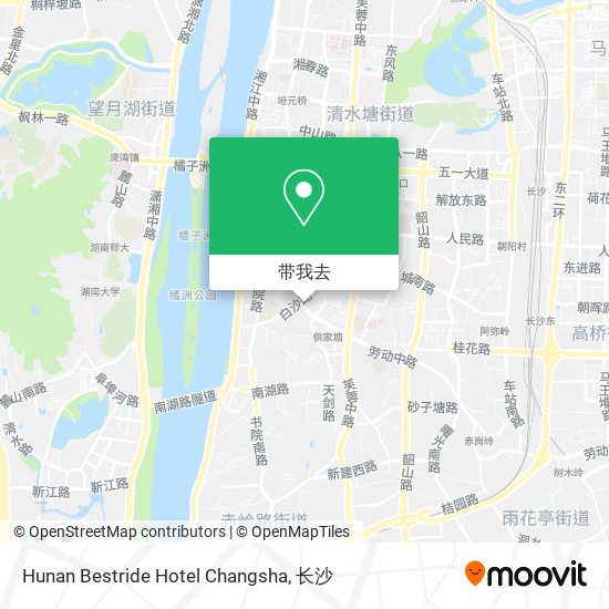 Hunan Bestride Hotel Changsha地图