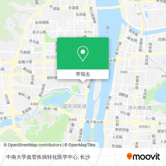 中南大学血管疾病转化医学中心地图