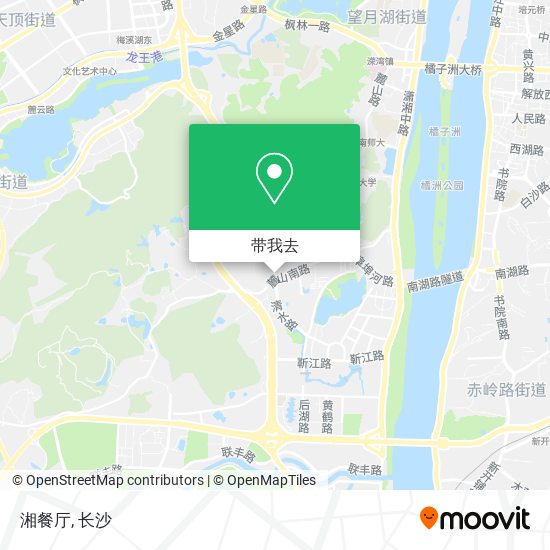湘餐厅地图