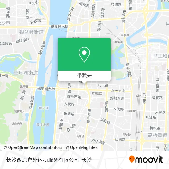 长沙西原户外运动服务有限公司地图