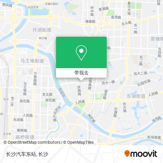 长沙汽车东站地图
