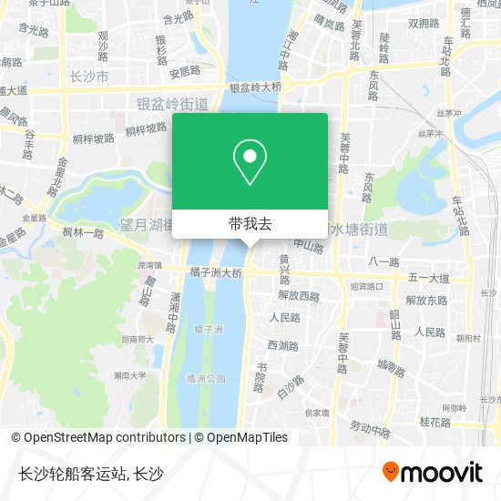 长沙轮船客运站地图