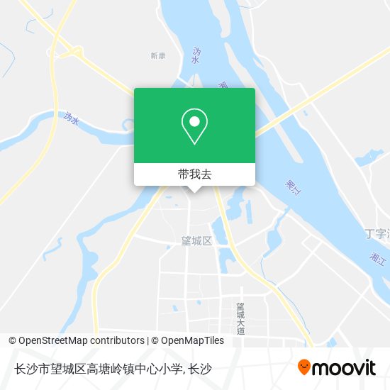 长沙市望城区高塘岭镇中心小学地图