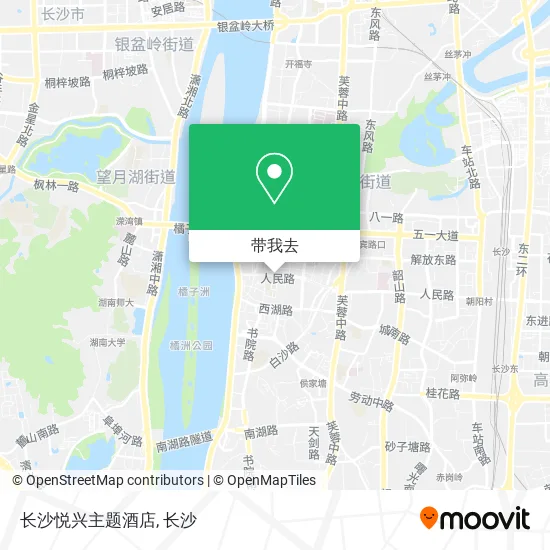 长沙悦兴主题酒店地图