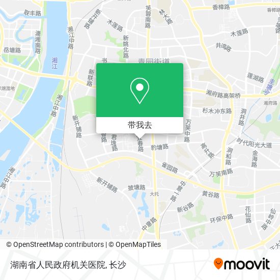 湖南省人民政府机关医院地图