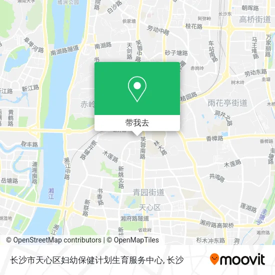 长沙市天心区妇幼保健计划生育服务中心地图