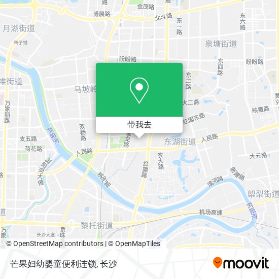 芒果妇幼婴童便利连锁地图