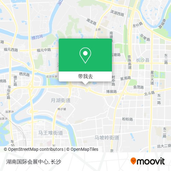 湖南国际会展中心地图