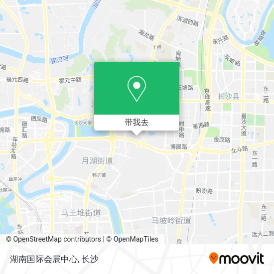 湖南国际会展中心地图
