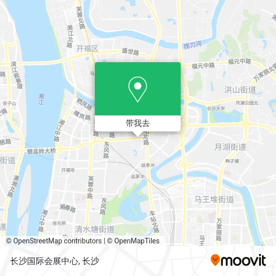 长沙国际会展中心地图