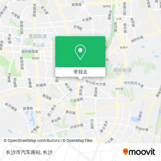 长沙市汽车南站地图