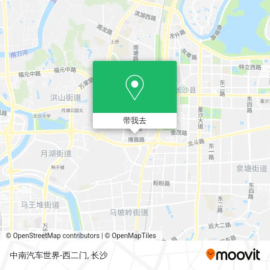 中南汽车世界-西二门地图