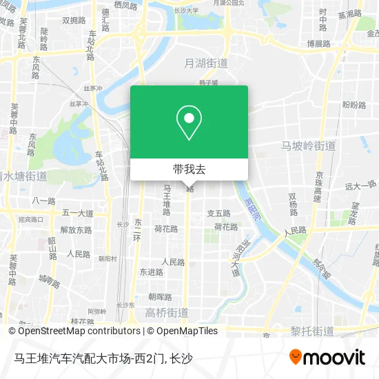 马王堆汽车汽配大市场-西2门地图