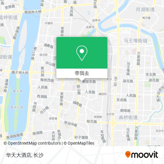华天大酒店地图