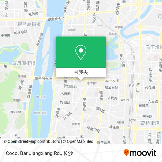 Coco. Bar Jiangxiang Rd.地图
