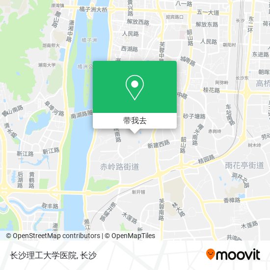 长沙理工大学医院地图