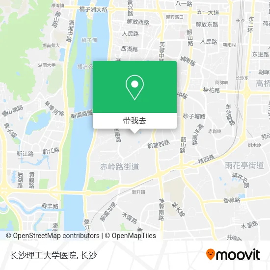 长沙理工大学医院地图