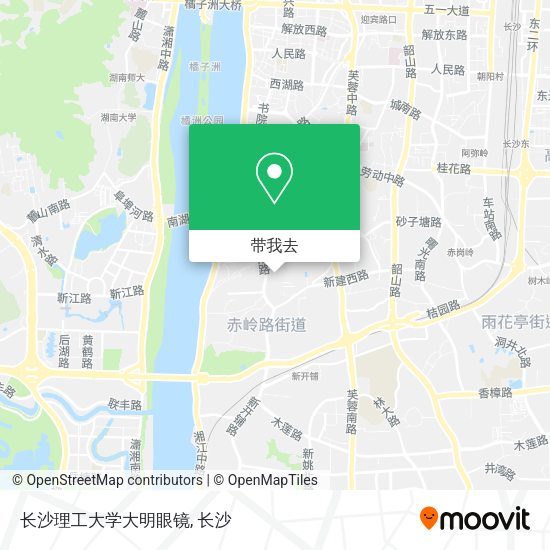 长沙理工大学大明眼镜地图