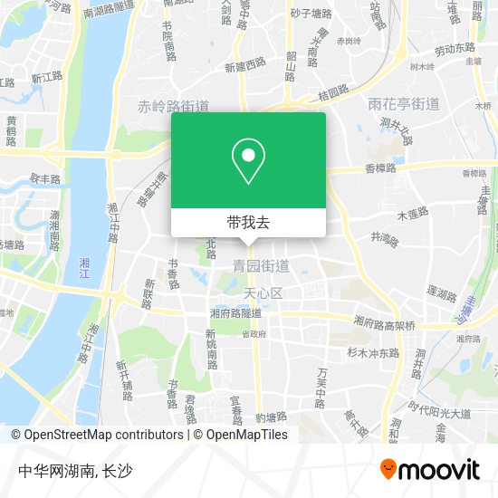 中华网湖南地图