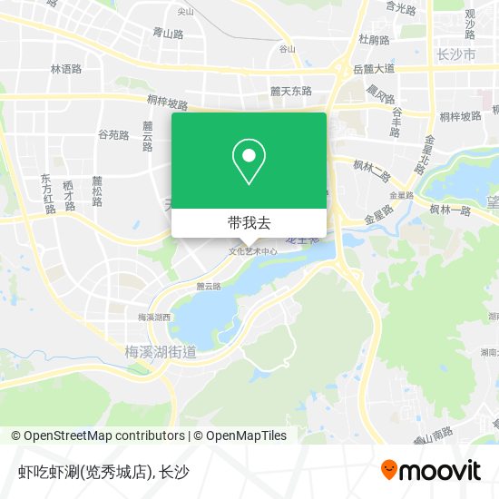 虾吃虾涮(览秀城店)地图