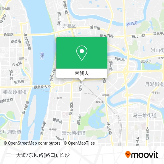 三一大道/东风路(路口)地图