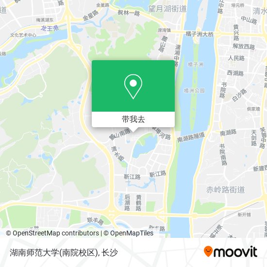 湖南师范大学(南院校区)地图