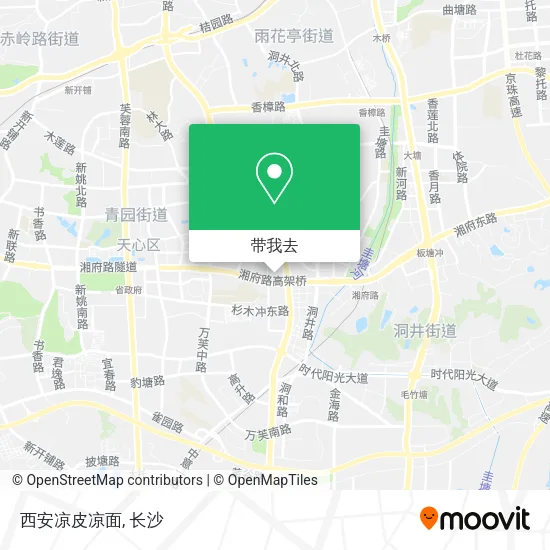 西安凉皮凉面地图