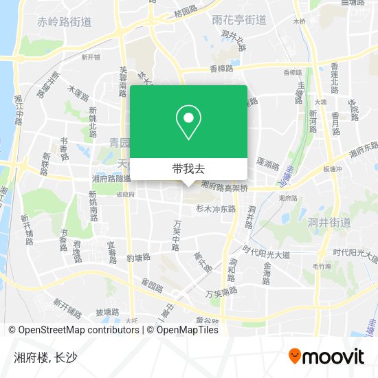湘府楼地图