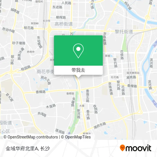 金域华府北里A地图