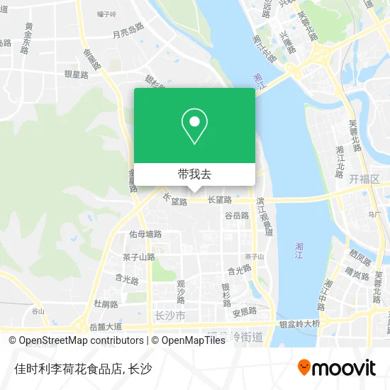 佳时利李荷花食品店地图