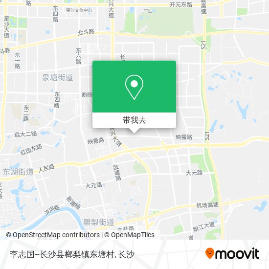 李志国--长沙县榔梨镇东塘村地图