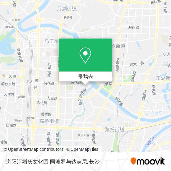 浏阳河婚庆文化园-阿波罗与达芙尼地图