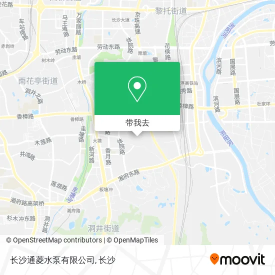 长沙通菱水泵有限公司地图