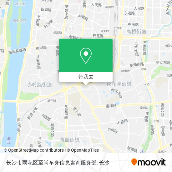 长沙市雨花区至尚车务信息咨询服务部地图
