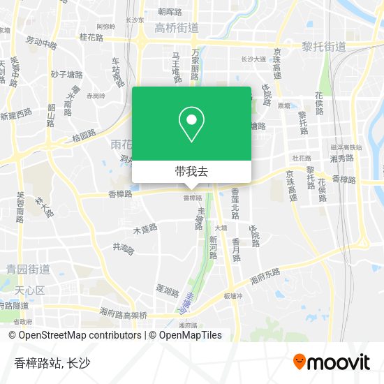 香樟路站地图