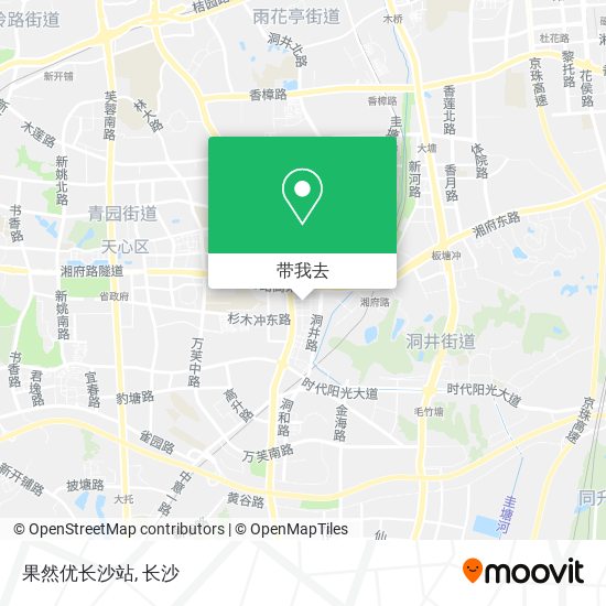 果然优长沙站地图