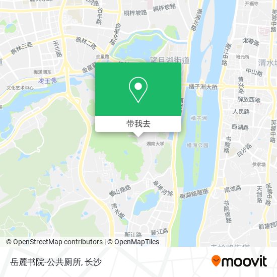 岳麓书院-公共厕所地图